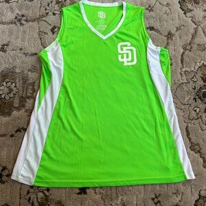 Neon Green San Diego Padres Sleeveless Tank